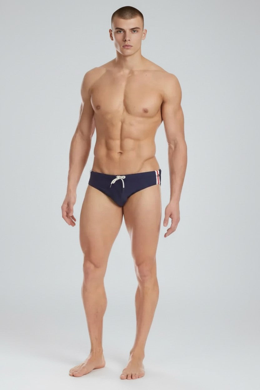 Christian Audigier Men's Swimwear Brief. BMS619-0010M